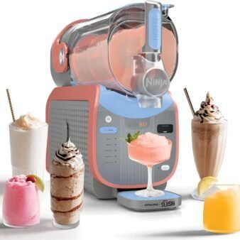 Ninja SLUSHi™ Max Smart Frozen Drink Maker 150 oz, Blue & Peach